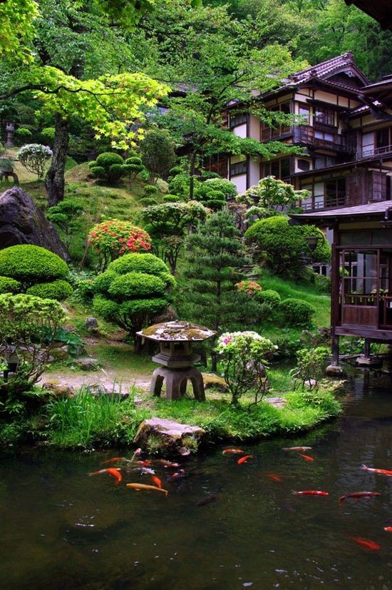 un jardin zen