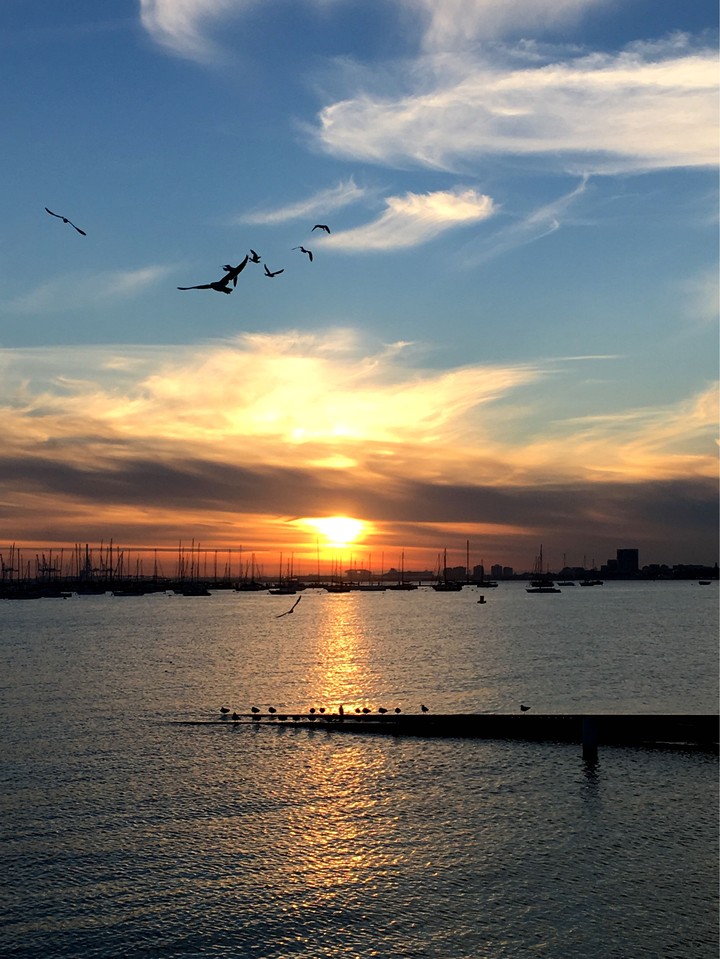 sunset at St.Kilda