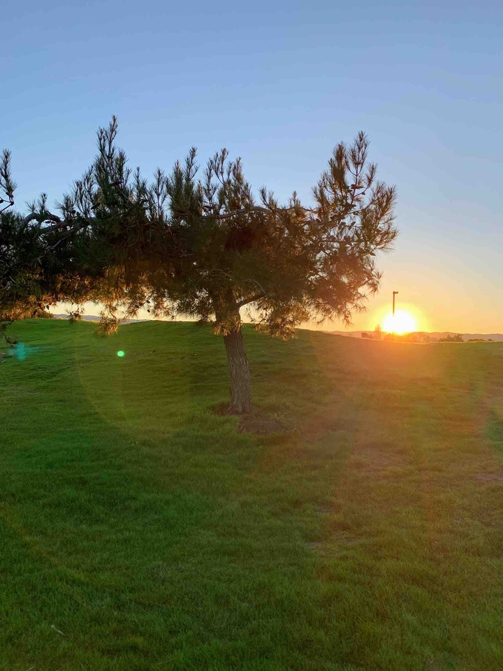 Sunset at Mountain View, California