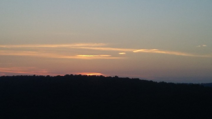 Kennerdell Scenic Overlook 8:46 pm