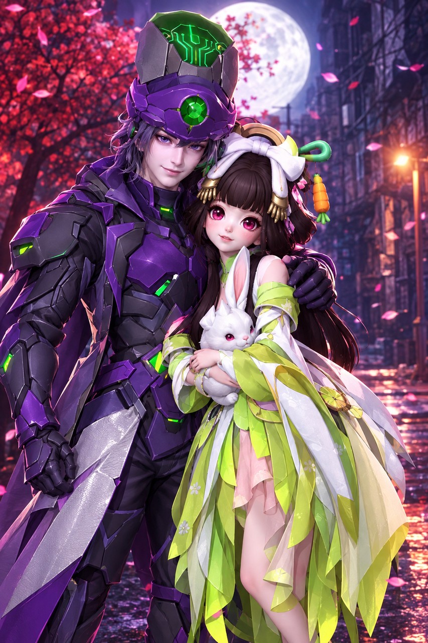 purple, cosplay壁紙