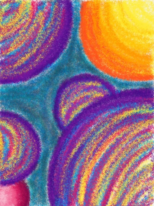 pattern inside I love art