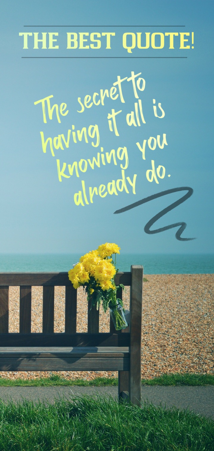 The Best Quote!
