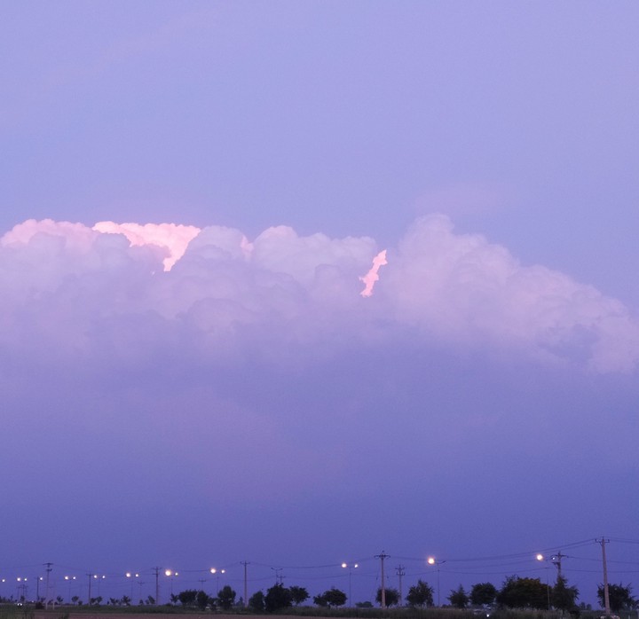 Purple sky