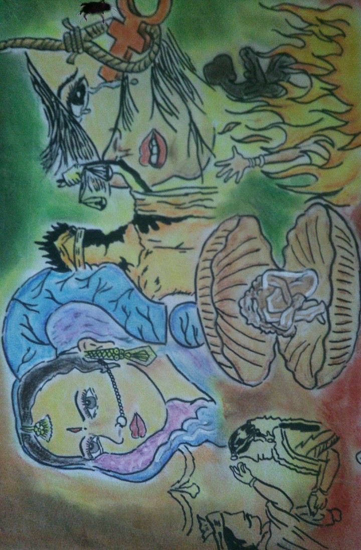 topic painting by soft pastel