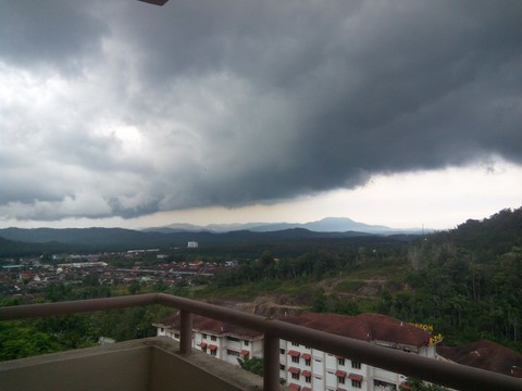 about to rain