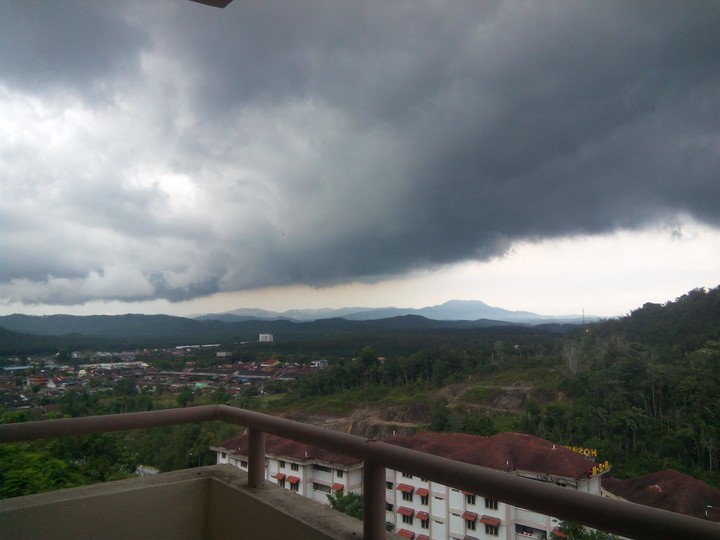 about to rain