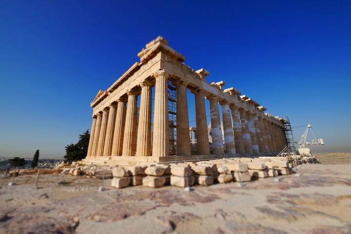 Parthenon in the morning