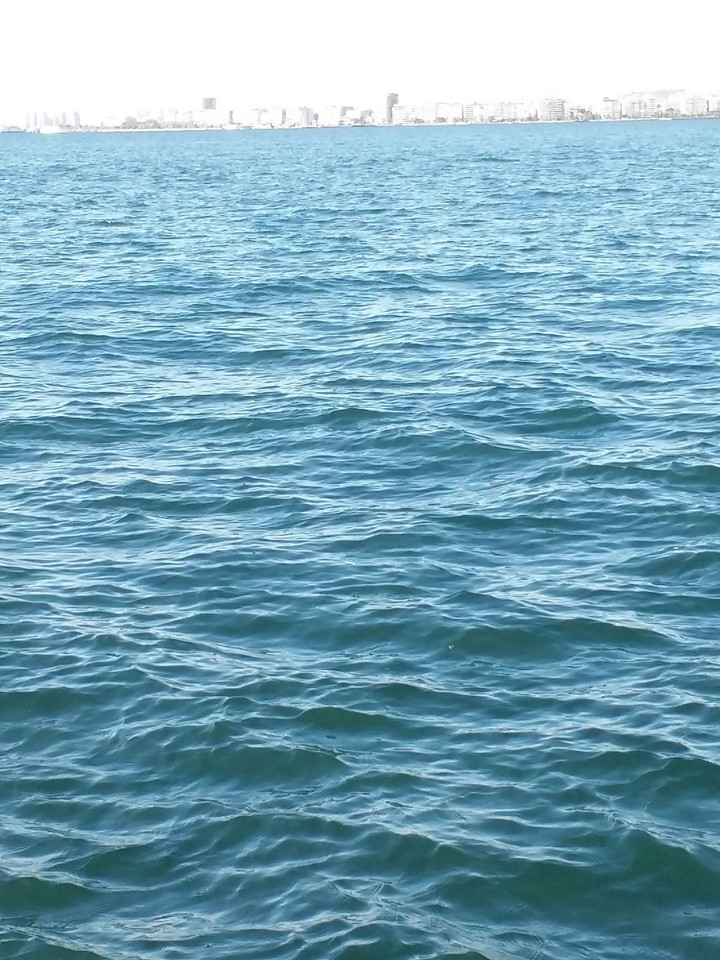 Clear and blue