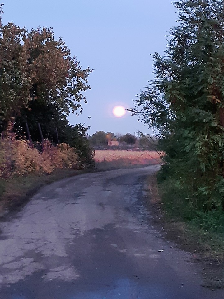 Заход солнца