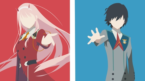 Zero Two and Hiro