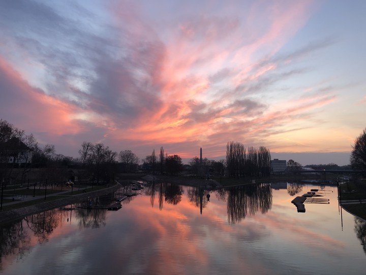 River in January