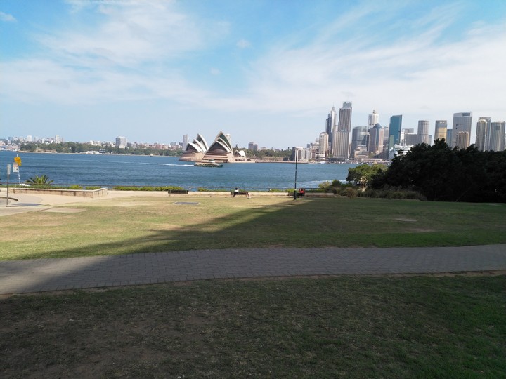 Relaxing at Milson point