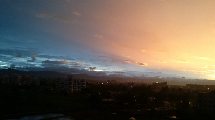 Blue & Orange sky