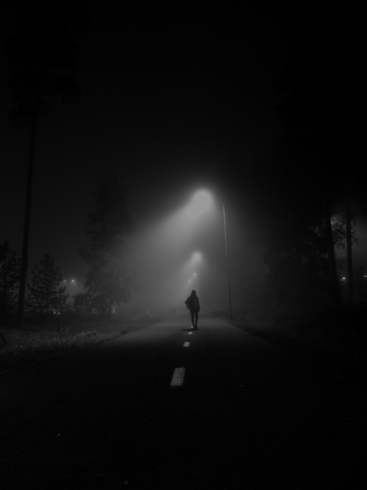 Misty night