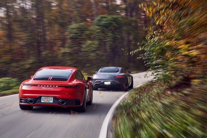 mercedes benz and porsche