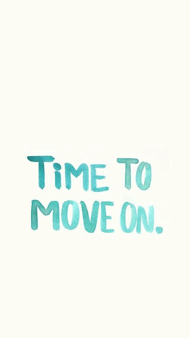 time to move forward