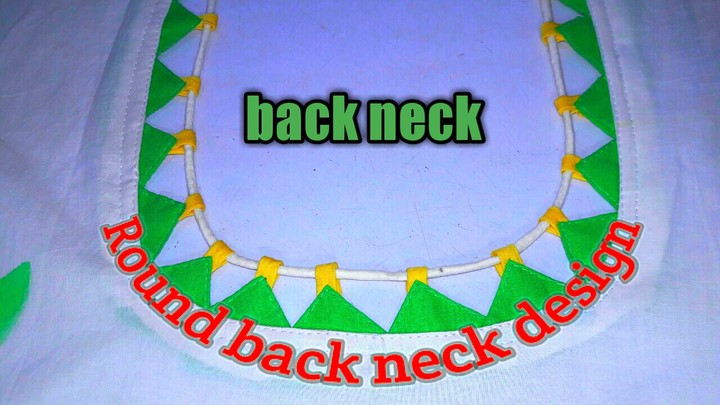 latest back neck design