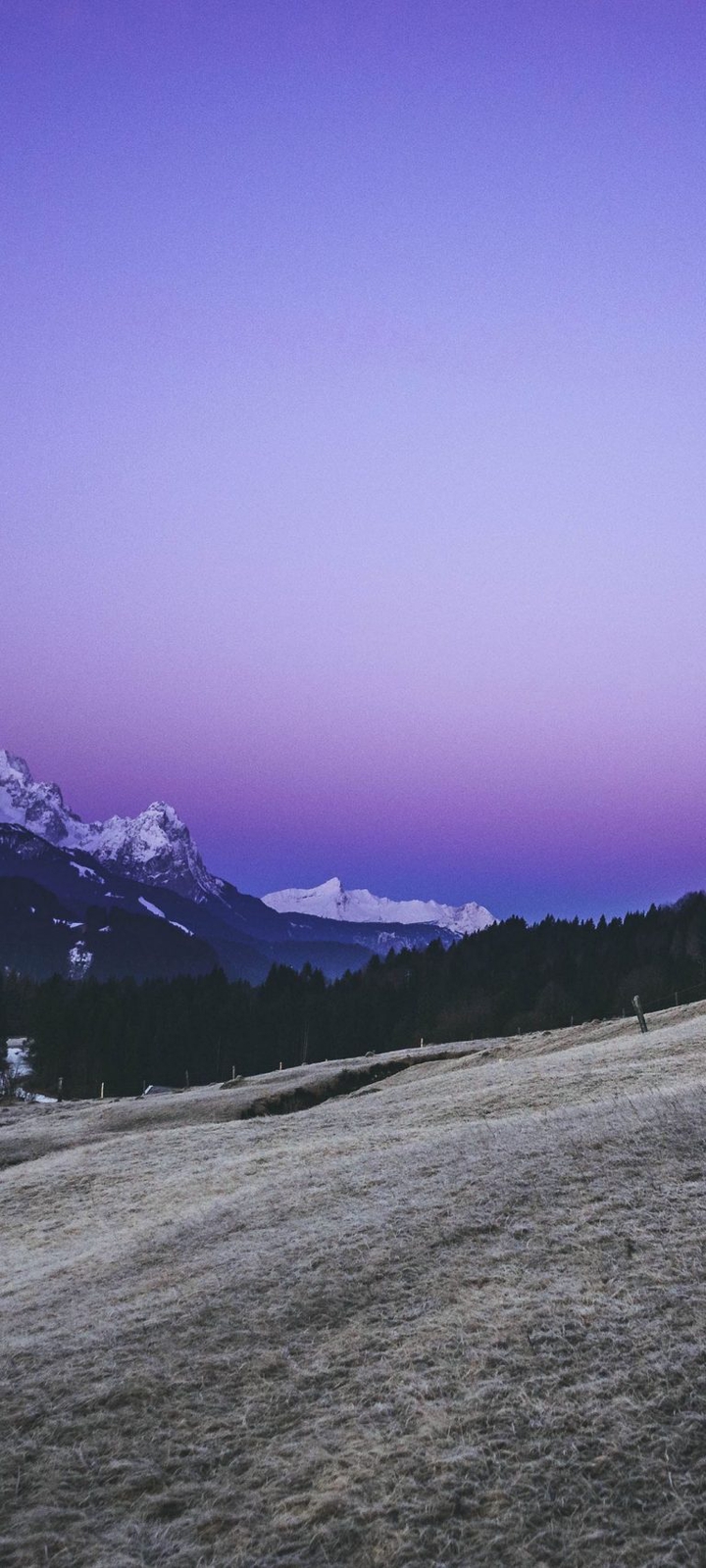 Purple sky