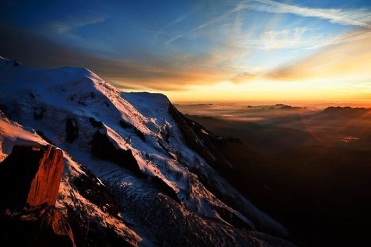 mountain sunset