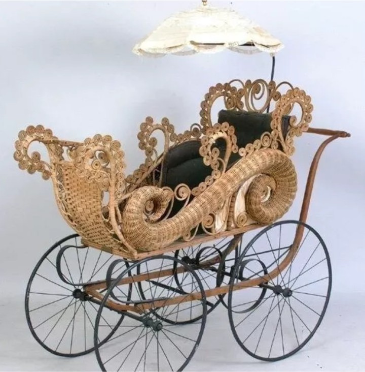 ornate baby stroller
