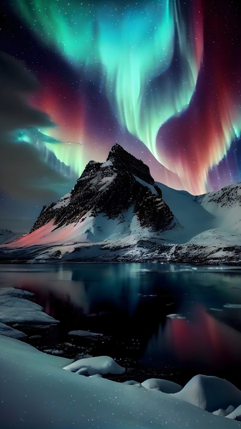 hình nền night, arctic