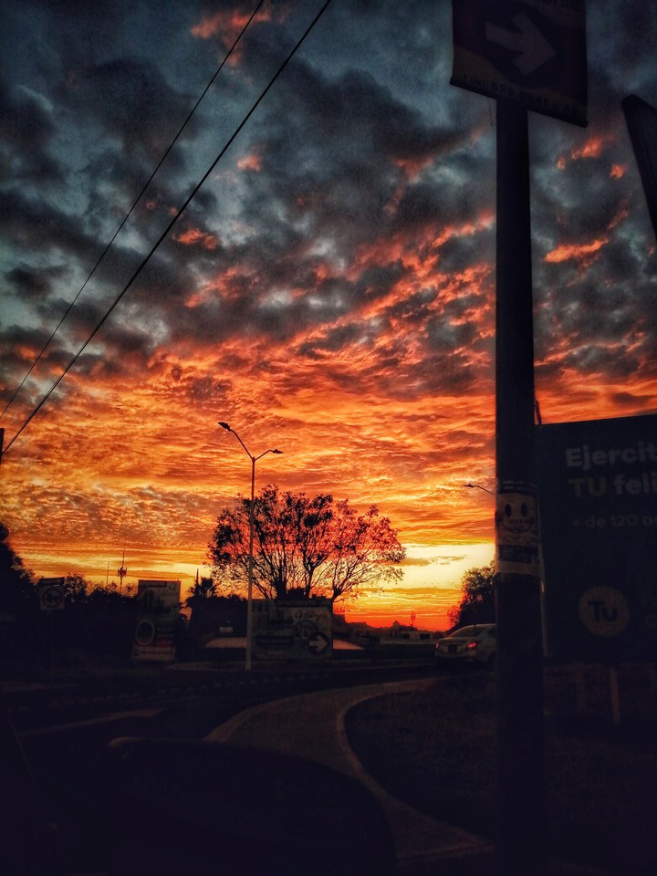 atardecer