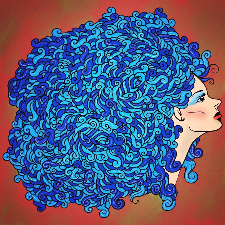 Blue Fro