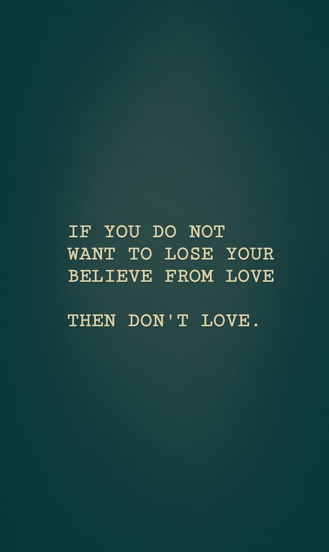 Don't love