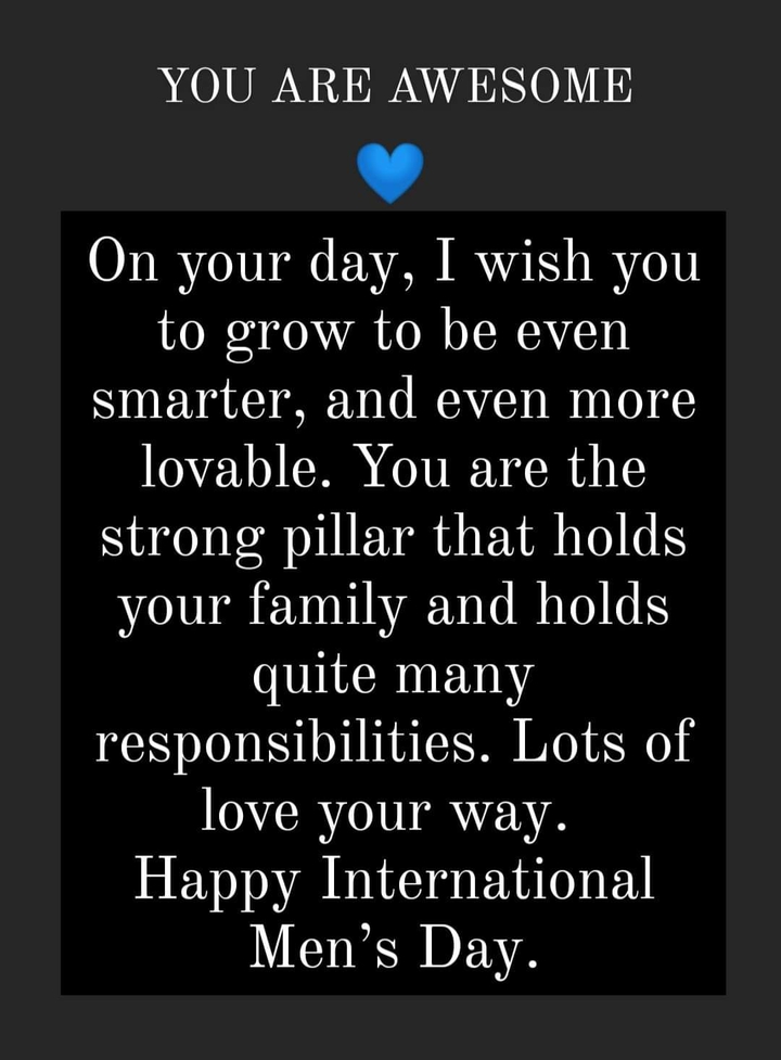 To All the Gentleman out there..