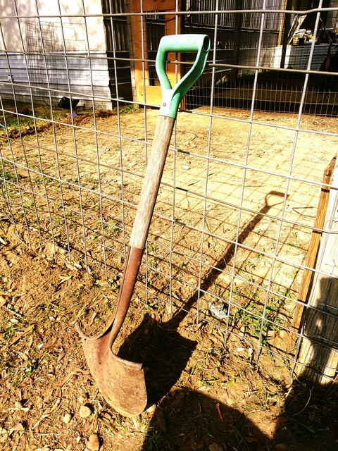 just a shovel