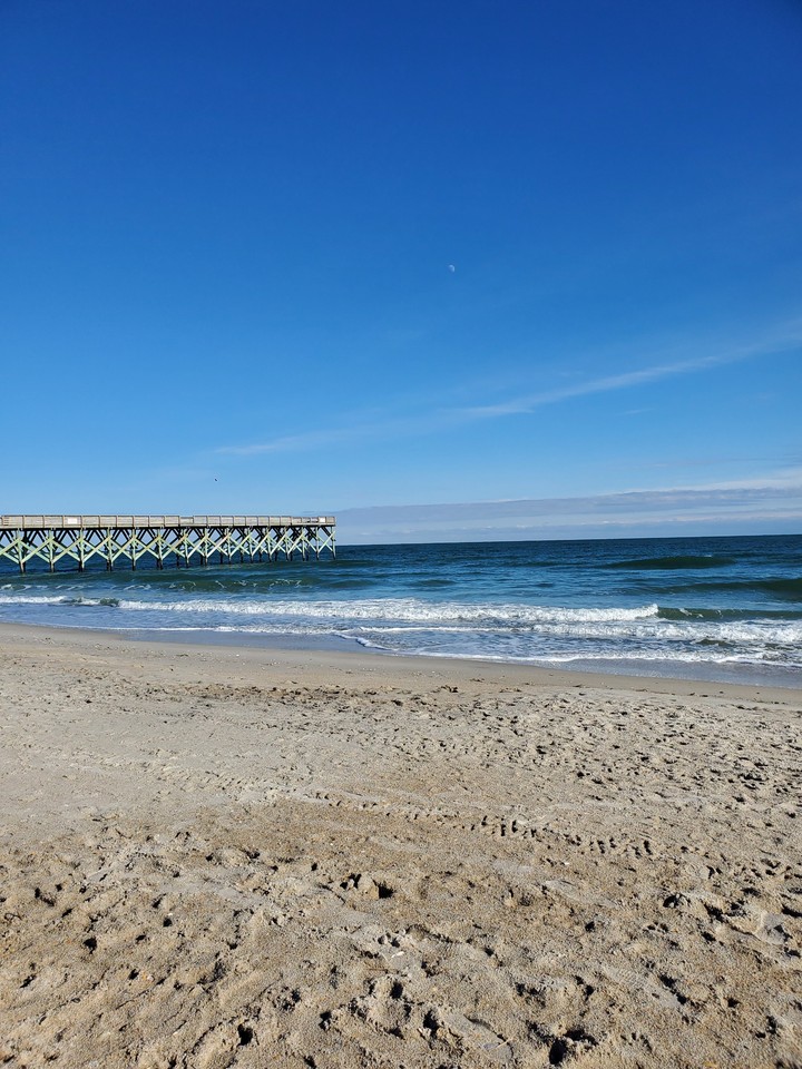 the beach