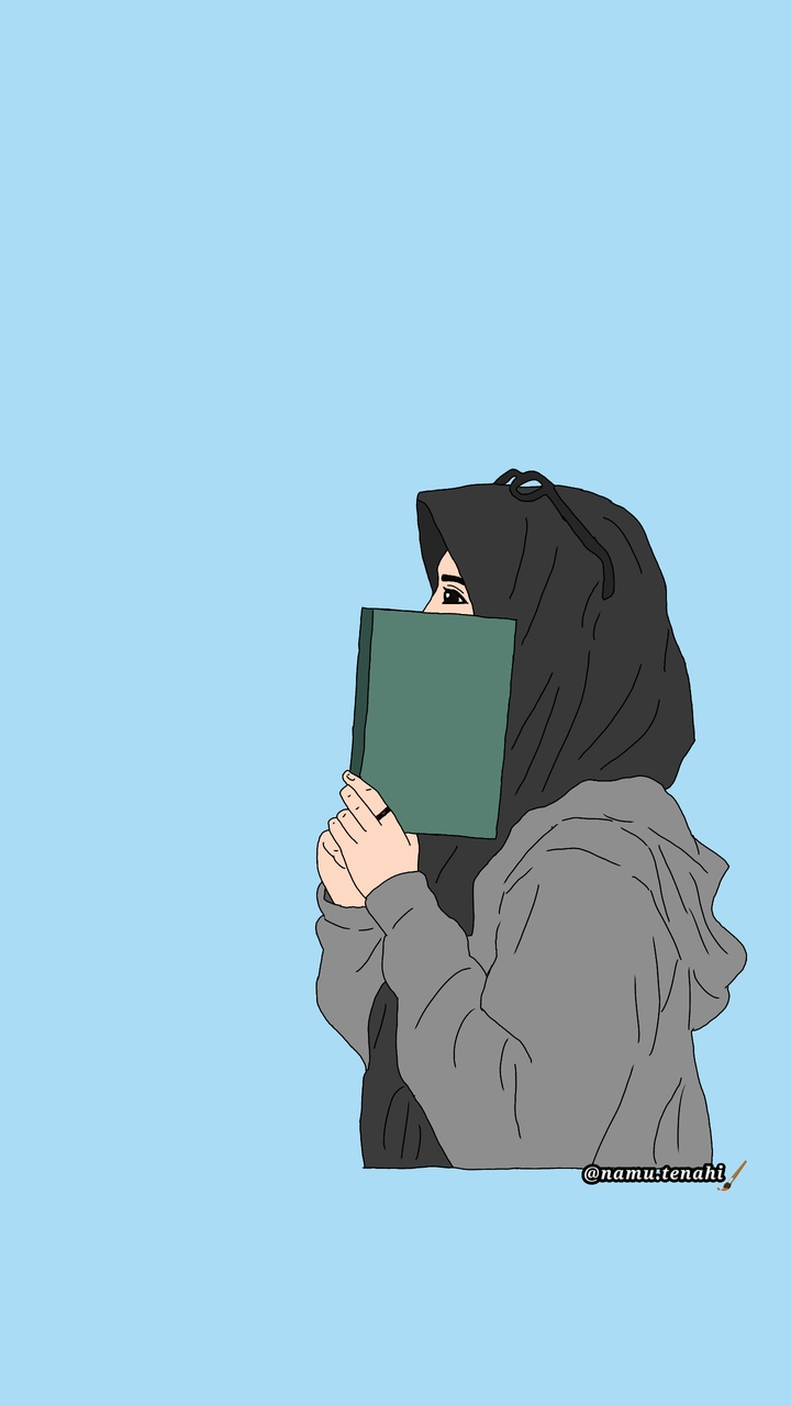 hijab drawing