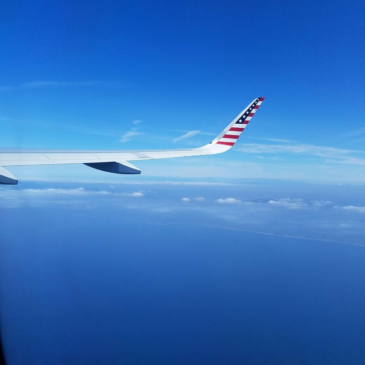 in the air