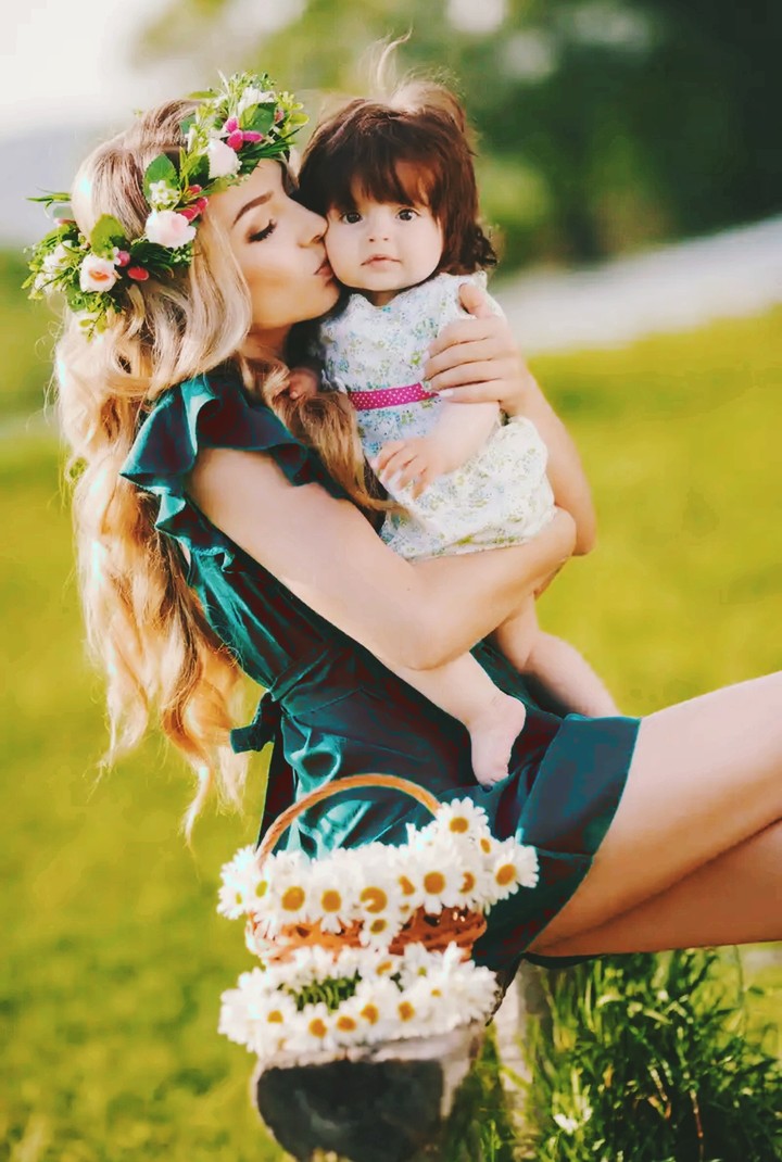 Mothers love baby
