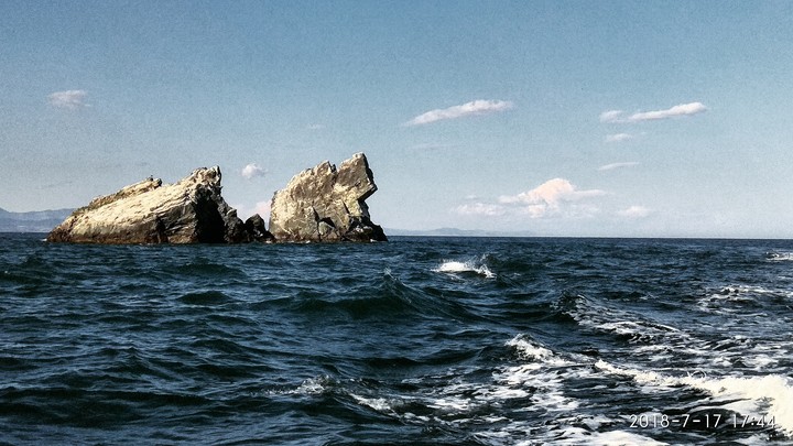 cliff in the sea