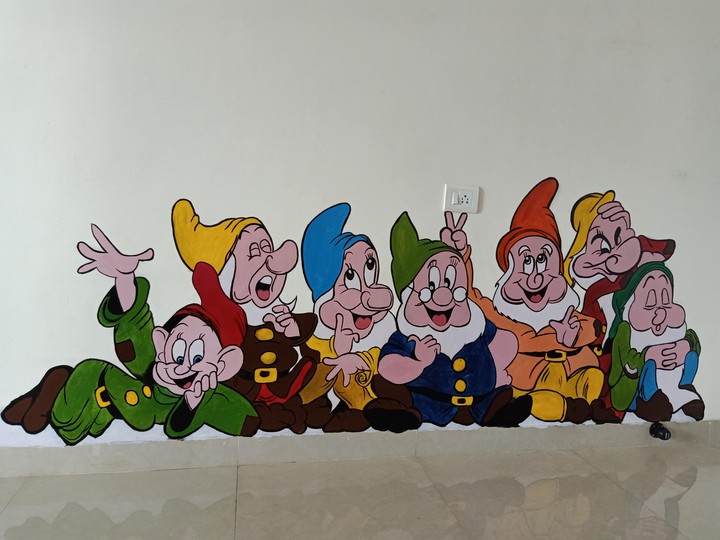 My Wallpainting frnd. . how many likes. .  ?