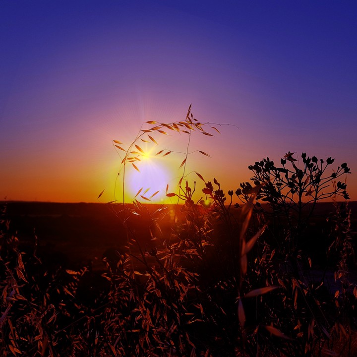 sunset france