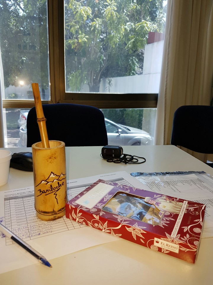 in my Work.....present from a patient.....so chocolates