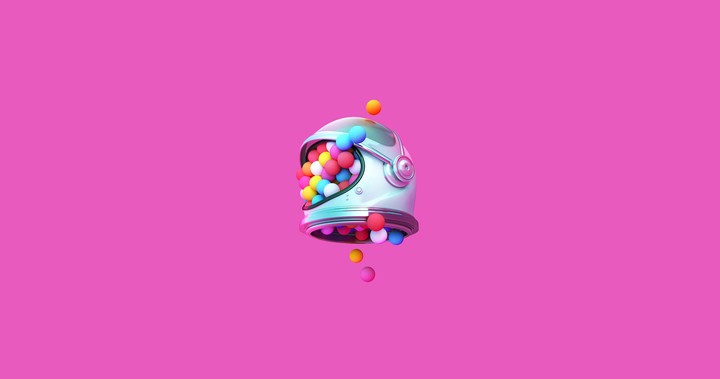 colorful balls&helm