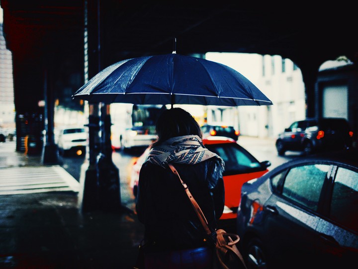 Raining