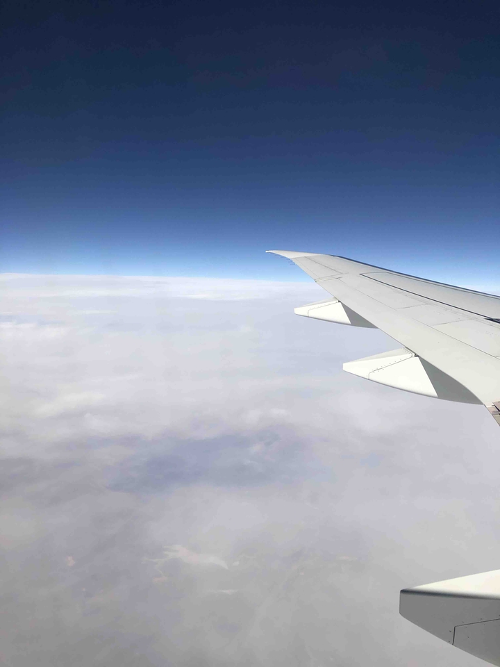 above the clouds