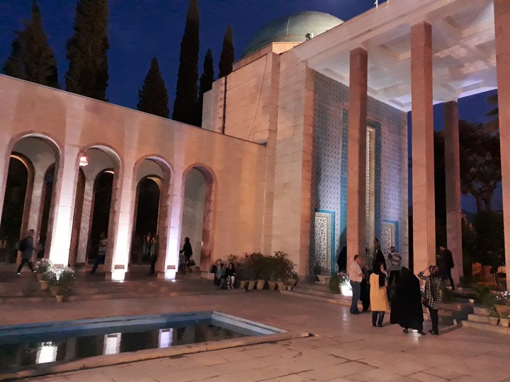 sa'di  tomb . shiraz . iran