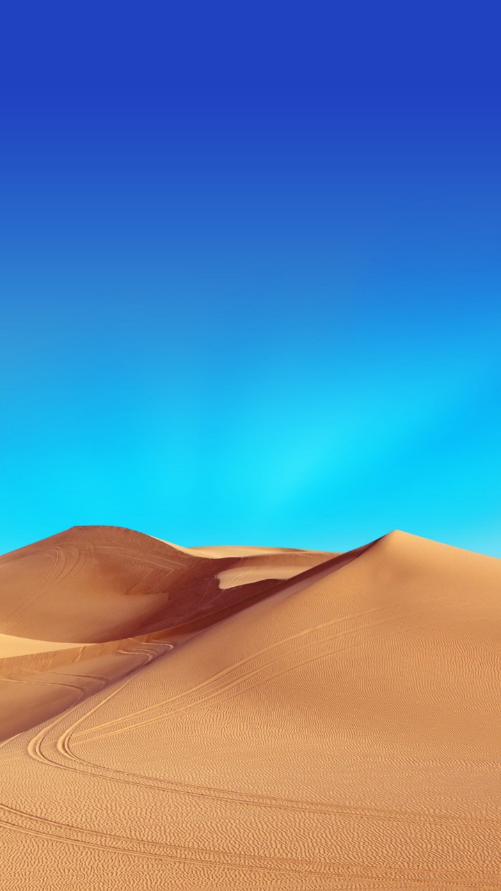 Desert with blue sky