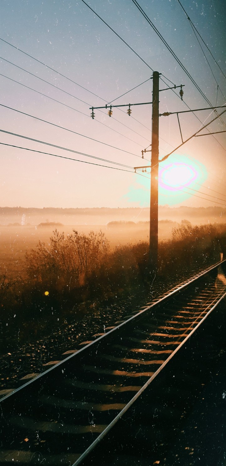 fog and sunrise