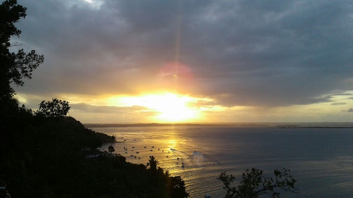 pôr do sol morro de São Paulo