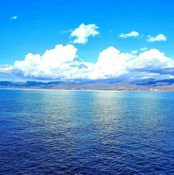 blue / dikili / turkey