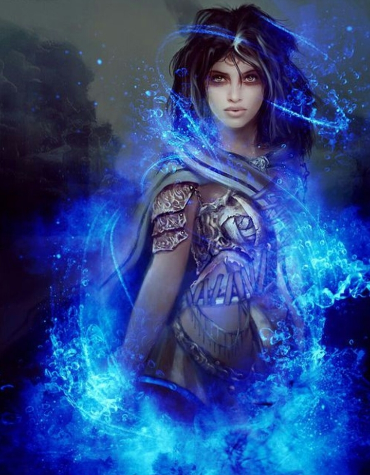 Blue girl