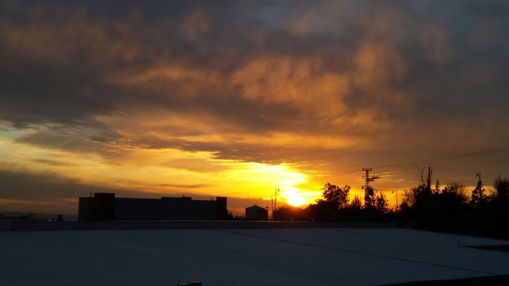 puesta del sol