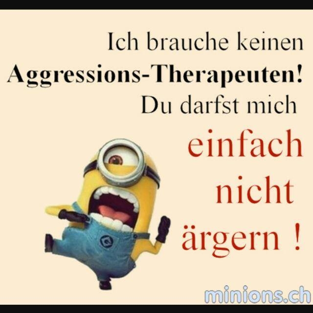 Minion mit Spruch